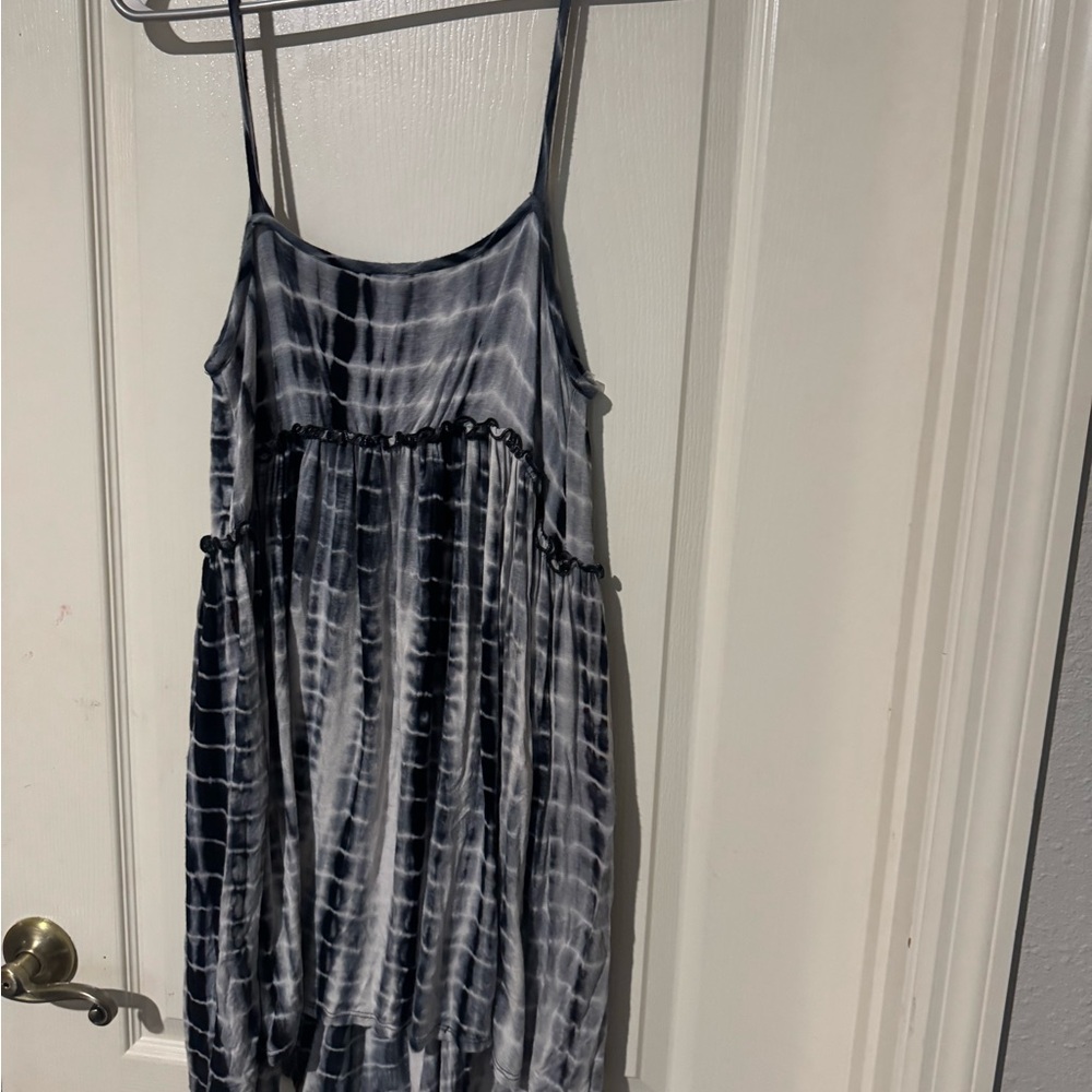 Tie-Dye Spaghetti Strap Dress